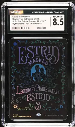 ESTRID, THE MASKED Secret Lair Foil Mythic CGC 8.5 MTG [Nostalgium] - Image 1