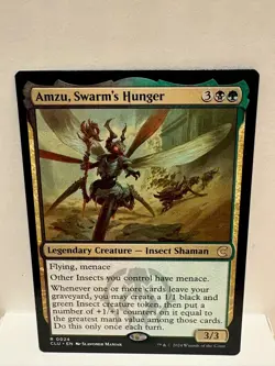 Amzu, Swarm's Hunger Ravnica: Clue Edition Regular NM - Image 1