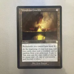 MTG - Wondrous Crucible - Retro Frame - The Brothers' War - Magic the Gathering - Image 1