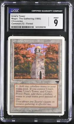 URZA'S TOWER (Forest) Chronicles C CGC 9 MTG [Nostalgium] - Image 1