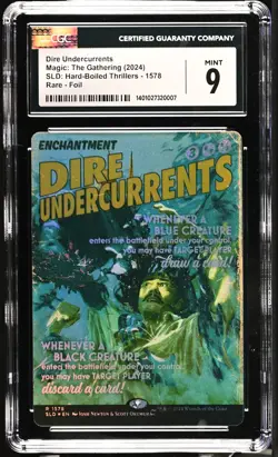 DIRE UNDERCURRENTS Secret Lair Foil Rare CGC 9 MTG [Nostalgium] - Image 1