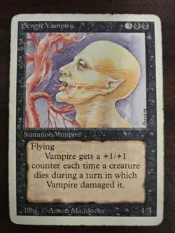 Sengir Vampire HP Revised Edition MTG FREE SHIPPING - Image 1