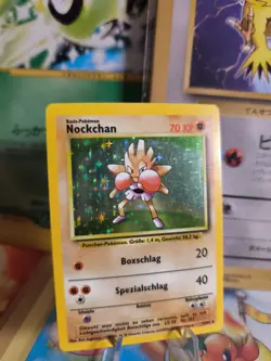 Pokemon Karte Card Nockchan Hitmonchan Base Basis Set Deutsch Holo Wotc NM- - Image 1