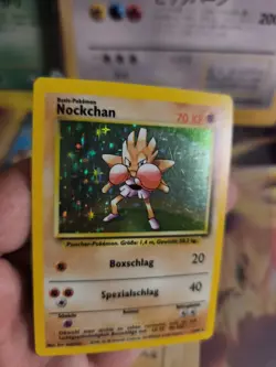 Pokemon Karte Card Nockchan Hitmonchan Base Basis Set Deutsch Holo Wotc NM- - Image 4