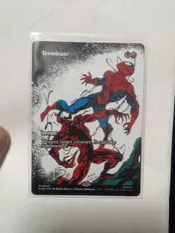 Magic The Gathering Spider-Man Terminate Borderless Non-Foil Mythic NM - Image 1