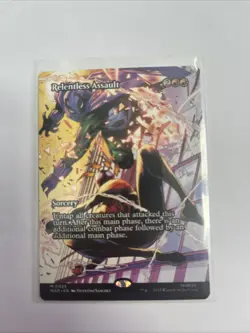 Relentless Assault (Borderless) 0025 - Marvel's Spider-Man MTG NM/M - Image 1