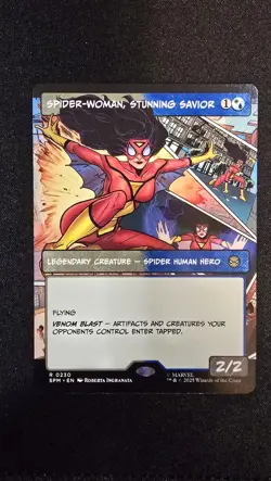 Spider-Woman, Stunning Savior (Borderless) R Marvel's Spider-Man 230 NM - Image 1