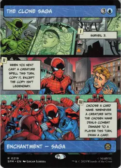 The Clone Saga (Borderless) R Marvel's Spider-Man 219 NM Normal MTG - Image 1