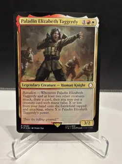 Paladin Elizabeth Taggerdy - Surge Foil PIP - Magic: The Gathering MTG Fallout - Image 1