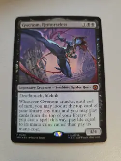 Gwenom, Remorseless Marvel's Spider-Man Foil Promo - Image 1