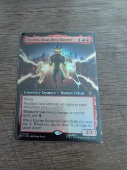 Electro, Assaulting Battery (Extended Art) Marvel's Spider-Man Foil - Image 1