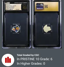 CGC Pristine 10 Pikachu 2018 Pokemon Center Tokyo DX Store Assort Seals - Image 1