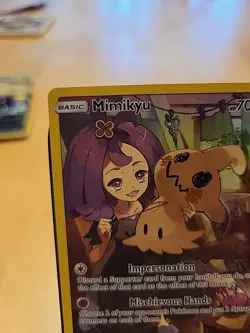 Pokemon TCG Sun & Moon Cosmic Eclipse Mimikyu Secret Rare Card #245 NM/M - Image 3