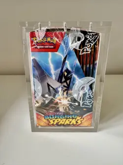 Pokemon Surging Sparks Booster Box With Acrylic Case - New & Sealed - Image 2