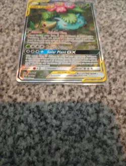 Venusaur Snivy GX Tag Team SM229 Yuka Morii Black Star Promo Pokemon Card - Image 3