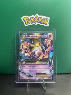 Pokemon TCG Mega M Alakazam EX 26/124 Fates Collide Holo See Back MP - Image 1