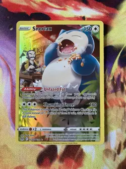 Pokemon TCG Snorlax Trainer Gallery TG10/TG30 Lost Origin Holo Ultra Rare - Image 1
