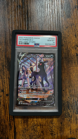 Pokemon Brilliant Stars Umbreon V Trainer Gallery #TG22/TG30 PSA 10 With Guard - Image 3