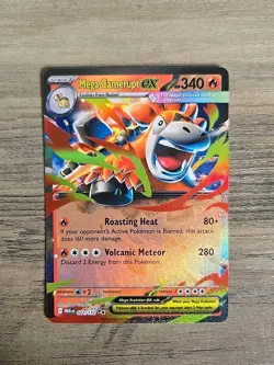 Pokemon TCG Mega Camerupt ex Double Rare 022/132 Mega Evolution NM - Image 1