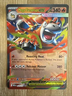 Mega Camerupt ex 022/132 Double Rare - Pokemon TCG Mega Evolution - NM - Image 1