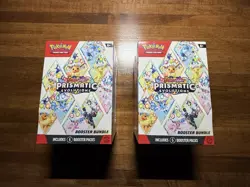 Pokemon TCG Prismatic Evolutions Booster Bundle Lot of 2 Brand New & Sealed - Image 1