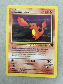 Pokemon - Team Rocket - Charmander 50/82 - Common - LP/NM - Image 1