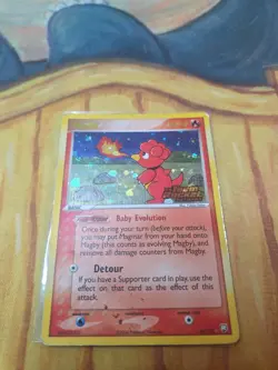 Magby 24/109 EX Team Rocket Returns Stamped Holo Rare - Image 2