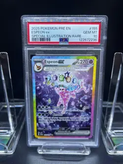 Espeon ex 155/131 PSA10 Prismatic Evolutions Special Illustration Pokemon GEM MT - Image 1