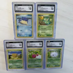 Vintage Pokemon CGC slabs Grade 10 - lot Of 5 - Image 1