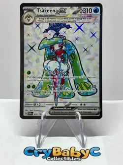 Pokemon Tsareena ex 220/182 Paradox Rift Scarlet & Violet Ultra Rare Full Art - Image 1