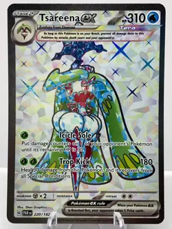 Pokemon Tsareena ex 220/182 Paradox Rift Scarlet & Violet Ultra Rare Full Art - Image 2