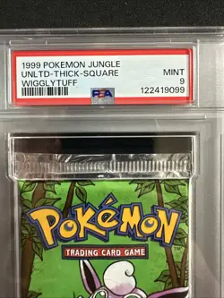 1999 Pokemon Jungle Foil Booster Pack PSA 9 Wigglytuff Sealed WOCT Mint UNLTD - Image 3