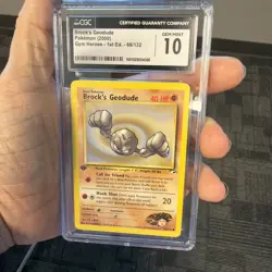Pokemon CGC Vintage slabs Grade 10 & Grade 8 - lot Of 5 - Image 4