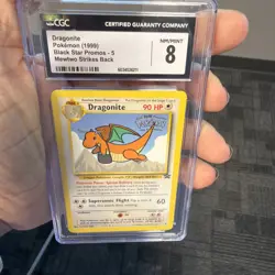 Pokemon CGC Vintage slabs Grade 10 & Grade 8 - lot Of 5 - Image 5