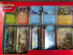 Pokemon TCG PRISMATIC EVOLUTIONS 8 PACK MINI TINS - Costco Exclusive - New - Image 3