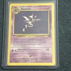 Pokemon TCG Haunter 21/62 Fossil Vintage LP - Image 1