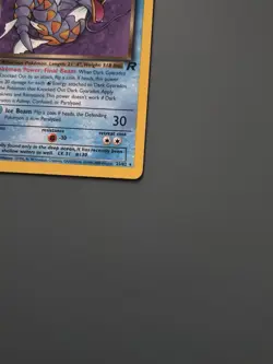 Pokemon TCG 2000 Team Rocket Set: Dark Gyarados 25/82 Non-Holo Rare Card - LP - Image 5