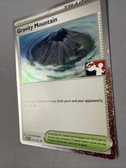 Pokemon TCG * SV Surging Sparks * 177/191 Gravity Mountain Stamp Cosmo HOLO - Image 2