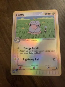 Pokemon TCG Flaaffy Reverse Holo 27/97 EX Dragon Light Play Near Mint - Image 1