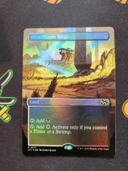 EXACT CARD PICTURED Bleachbone Verge Borderless DFT 0371 MTG Aetherdrift Foil - Image 1