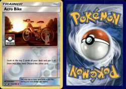 Pokemon Acro Bike 123a/168 Reverse Holo League Promo NM-Mint - Image 1