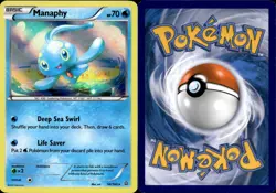 Manaphy 56/160 XY Primal Clash Pokemon Holo Foil Rare LP - Image 1