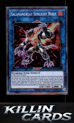 Salamangreat Sunlight Wolf OP10-EN009 Super Rare OTS Tournament Pack 10 YuGiOh C - Image 1