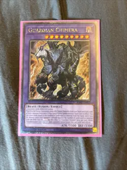 Guardian Chimera 1st Edition Quarter Century Secret Rare RA02-EN023 Yu-Gi-Oh! - Image 1