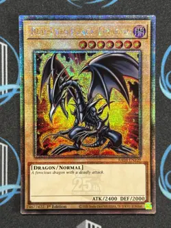 Yugioh Red-Eyes Black Dragon RA04-EN109 Quarter Century Secret Rare - Image 1