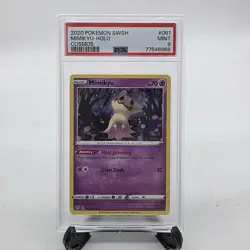 2020 Pokemon Mimikyu Holo Cosmos PSA 9 Mint Sword Shield SWSH Promo Card Collect - Image 1