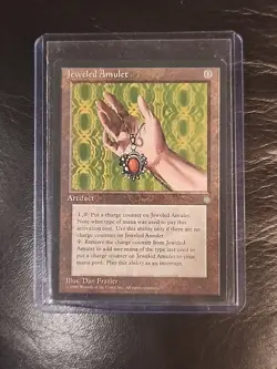 Mtg Jeweled Amulet LP Ice Age Magic the Gathering Card - Image 1