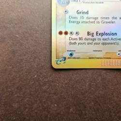 Graveler 29/97 Pokemon EX Dragon Reverse Holo Card - LP - Image 4