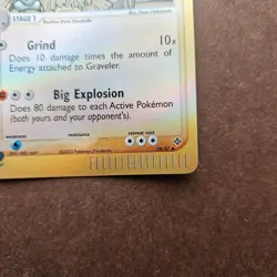 Graveler 29/97 Pokemon EX Dragon Reverse Holo Card - LP - Image 5