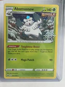 Abomasnow - 010/198 - Pokemon Chilling Reign Rare (Holiday Calendar) Card VLP - Image 1